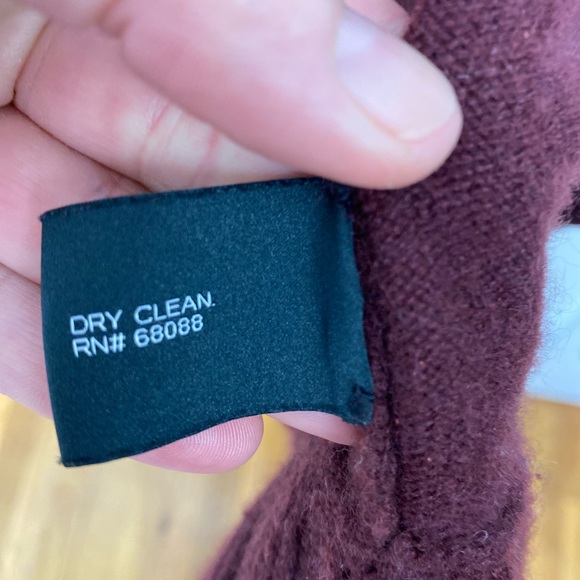 SOFT SURROUNDINGS Floral Duster Sweater Coat Burgundy - Small - Picture 8 of 8